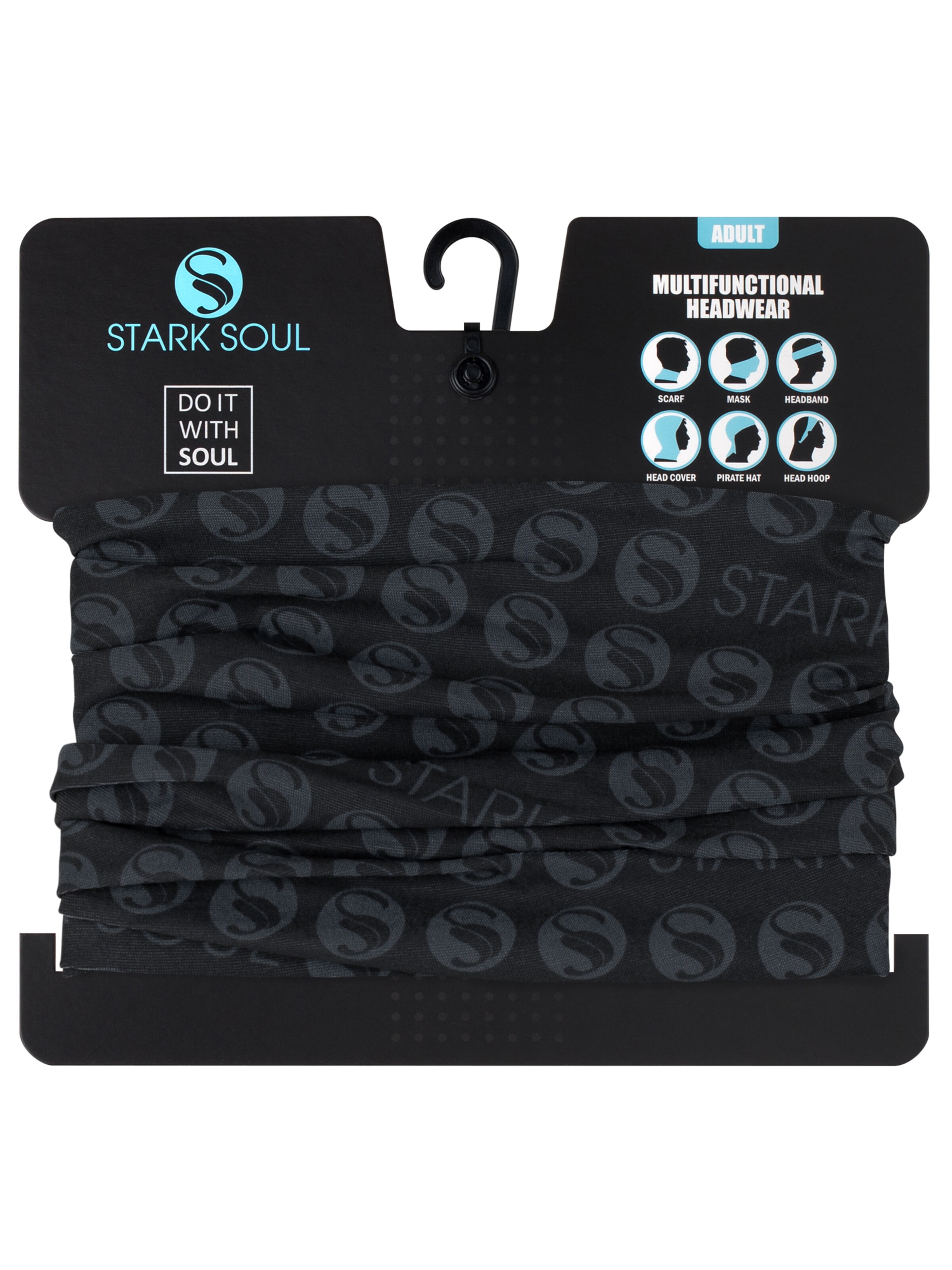 Stark Soul - Cachecol desportivo em preto