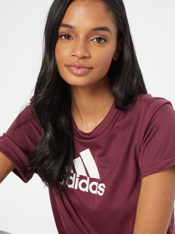 ADIDAS SPORTSWEAR Sportshirt in Rot