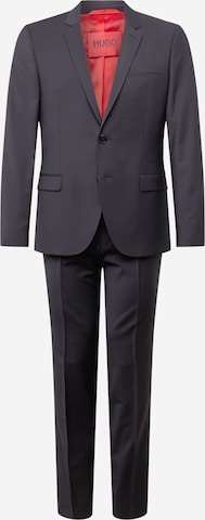 HUGO Slim fit Suit 'Arti' in Black: front