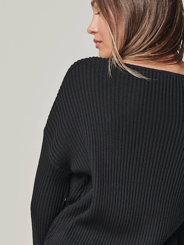 Pull-over 'BLOSSOM' YOU LOOK PERFECT en noir