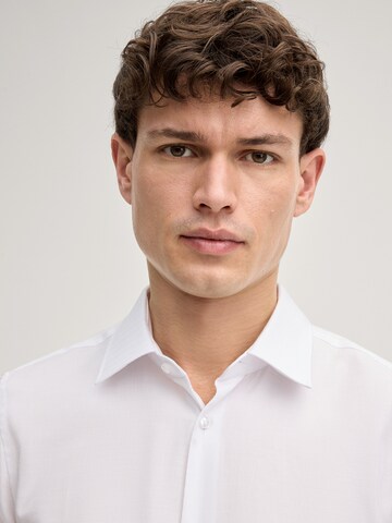 JOOP! Slim fit Overhemd 'Pierce' in Wit