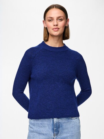 PIECES Trui 'PCEllen' in Blauw: voorkant