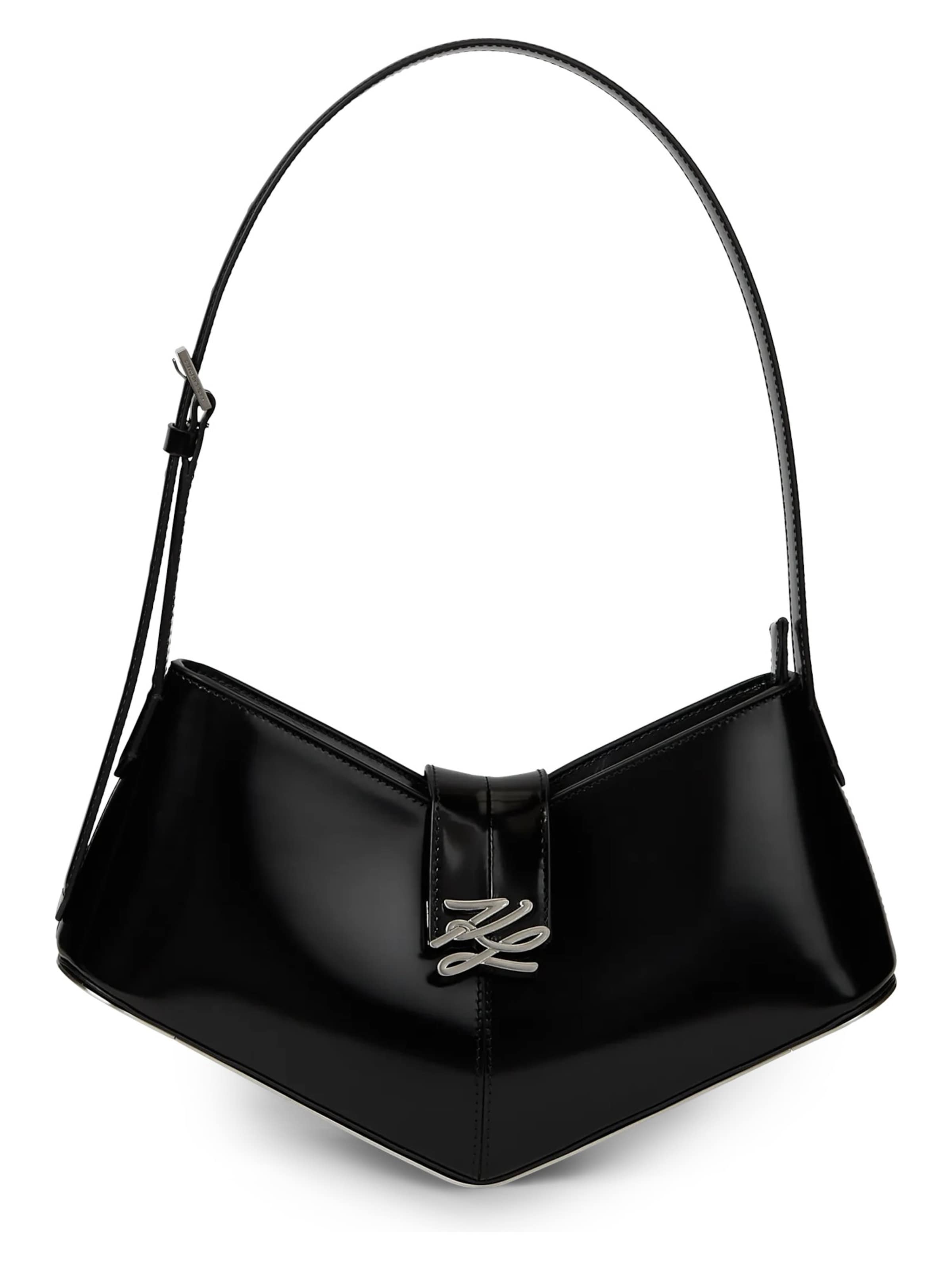 Karl Lagerfeld Наплечная сумка ' K/Studio Autograph Umhängetasche ' в Черный: спереди