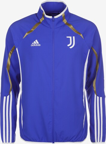 ADIDAS SPORTSWEAR Athletic Jacket 'Juventus Turin' in Blue: front
