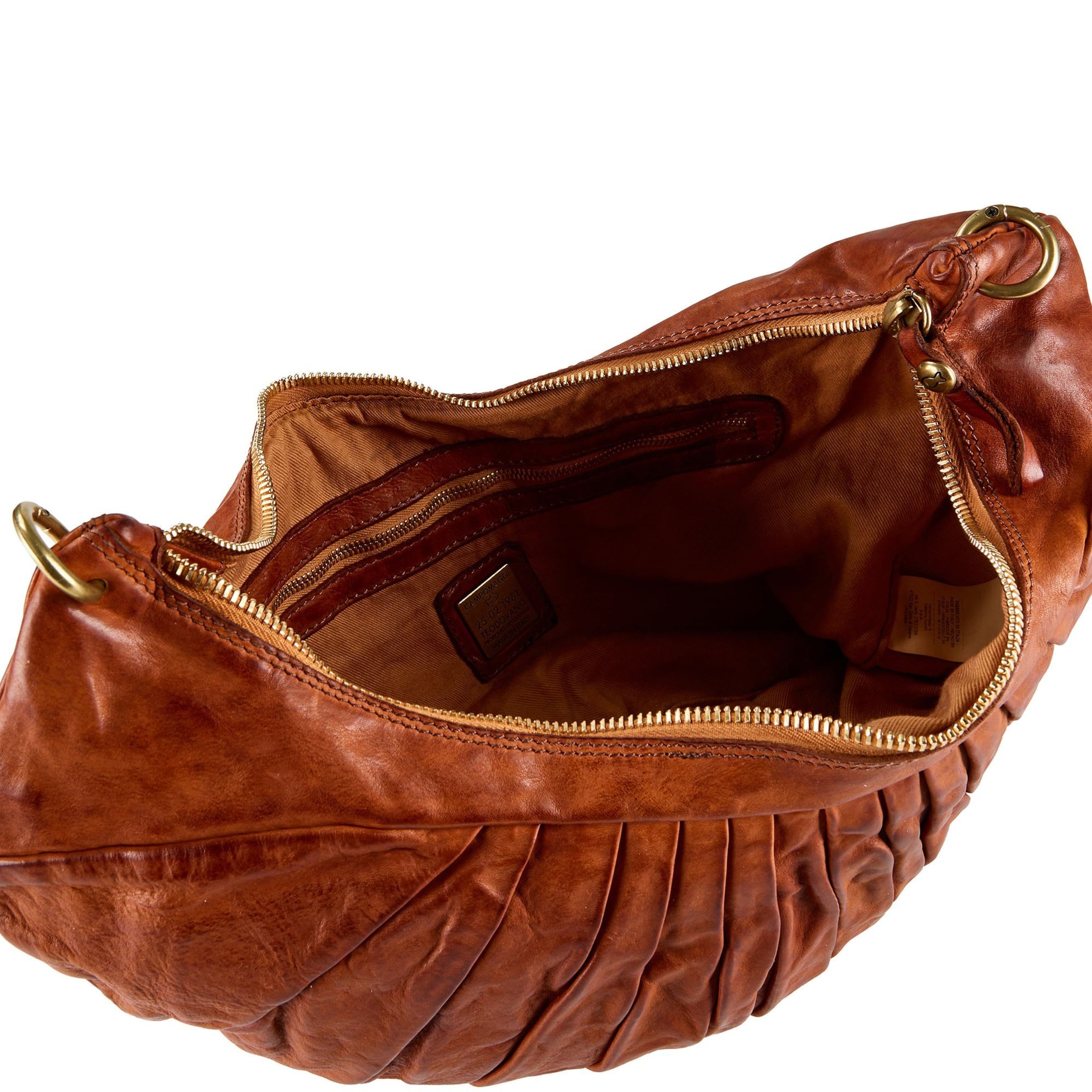 Borsa a spalla 'Luna' di Campomaggi in marrone