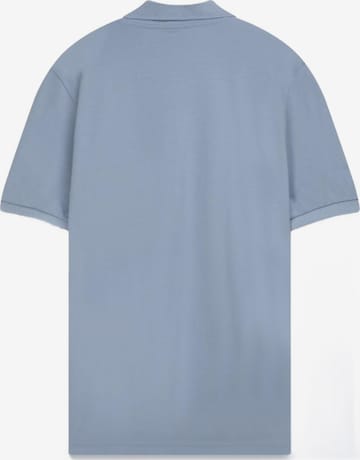 LTB Jeans - Camiseta 'LTB Jeans Herren-Polohemd aus Piqué mit Reißverschluss' en azul: frente