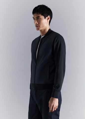 MANGO MAN Between-Season Jacket 'Miller Performance' in Blue