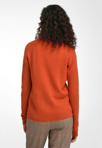 Peter Hahn Knit Cardigan in Orange