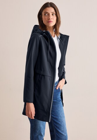 CECIL Between-Seasons Coat in Blue: front