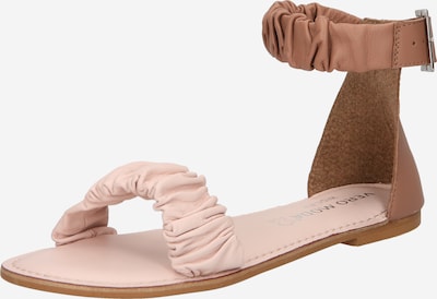 Vero Moda Wide Fit Sandaler 'EDITH' i lysebrun / lyserød, Produktvisning
