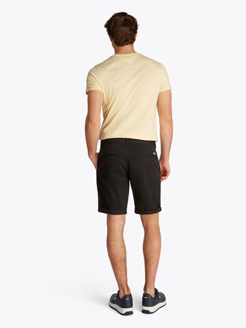 Coupe slim Pantalon chino 'SCANTON' Tommy Jeans en noir
