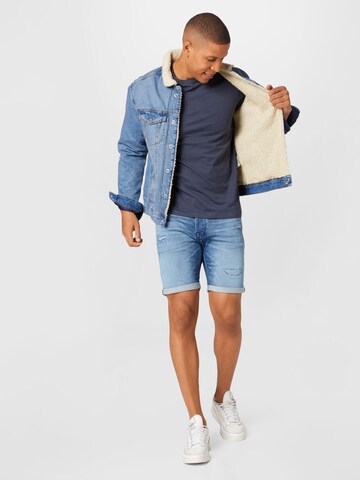Coupe slim T-Shirt JACK & JONES en bleu