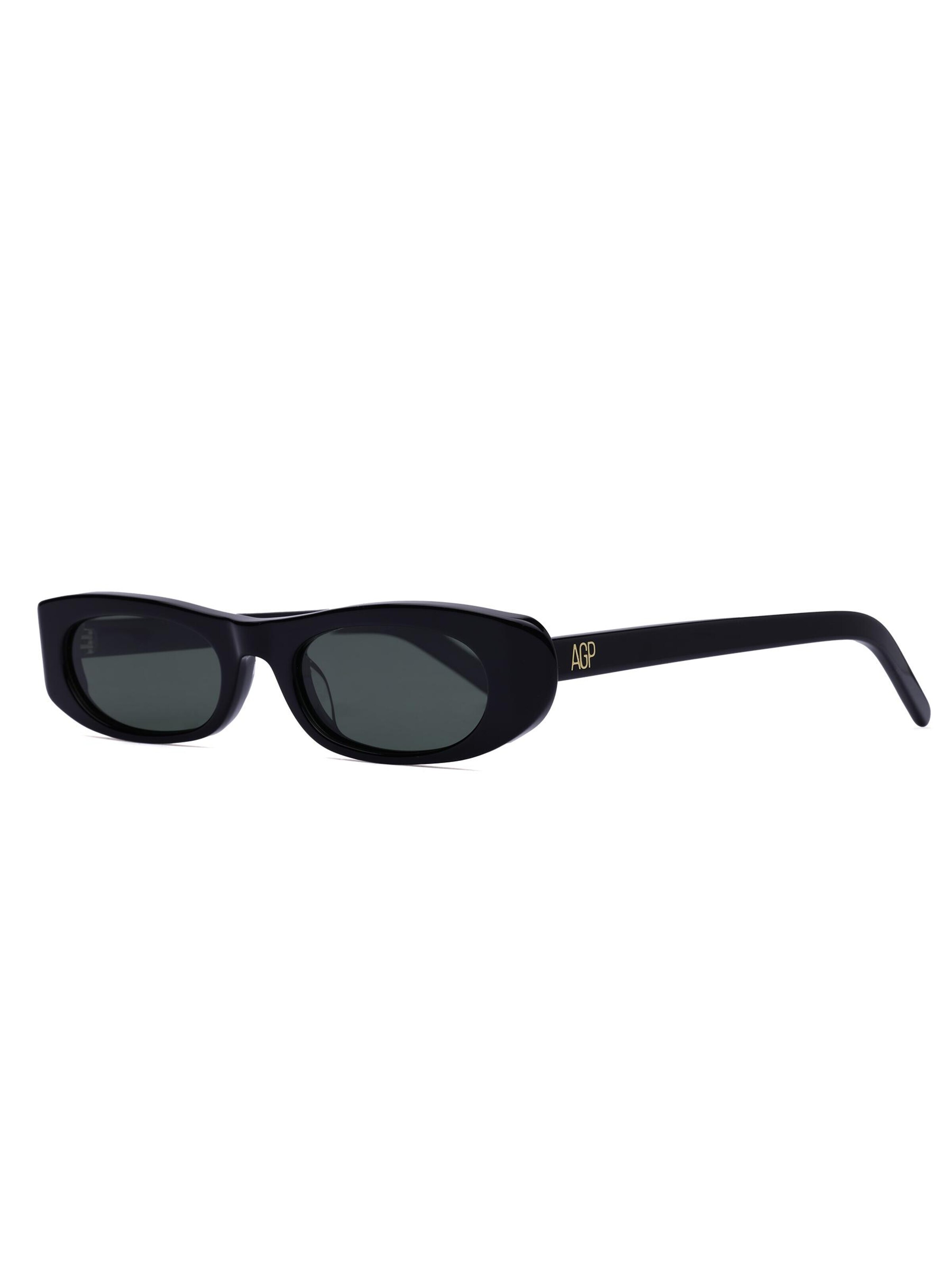 AVANT-GARDE PARIS Sunglasses 'Oval Selene' in Black: front