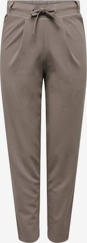 JDY Regular Pleat-Front Pants 'Anna Catia' in Brown: front