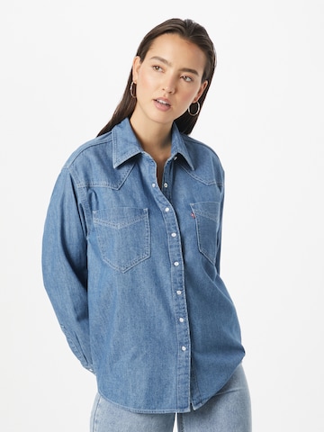 LEVI'S ® Blouse 'Donovan Western Shirt' in Blue: front