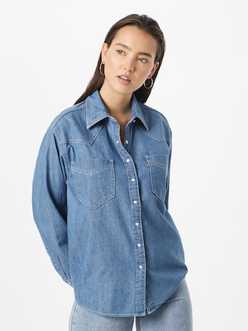 LEVI'S ® Blúzka 'Donovan Western Shirt' - Modrá: predná strana