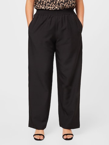 ONLY Carmakoma Wide leg Pants 'New Thea' in Black: front