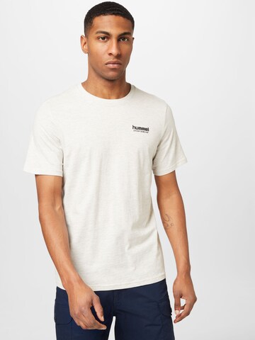 T-Shirt 'Gabe' Hummel en beige : devant