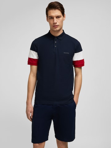 HECHTER PARIS Shirt in Blauw: voorkant