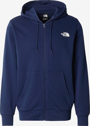 THE NORTH FACE Кофта на молнии 'SIMPLE DOME' в Синий: спереди