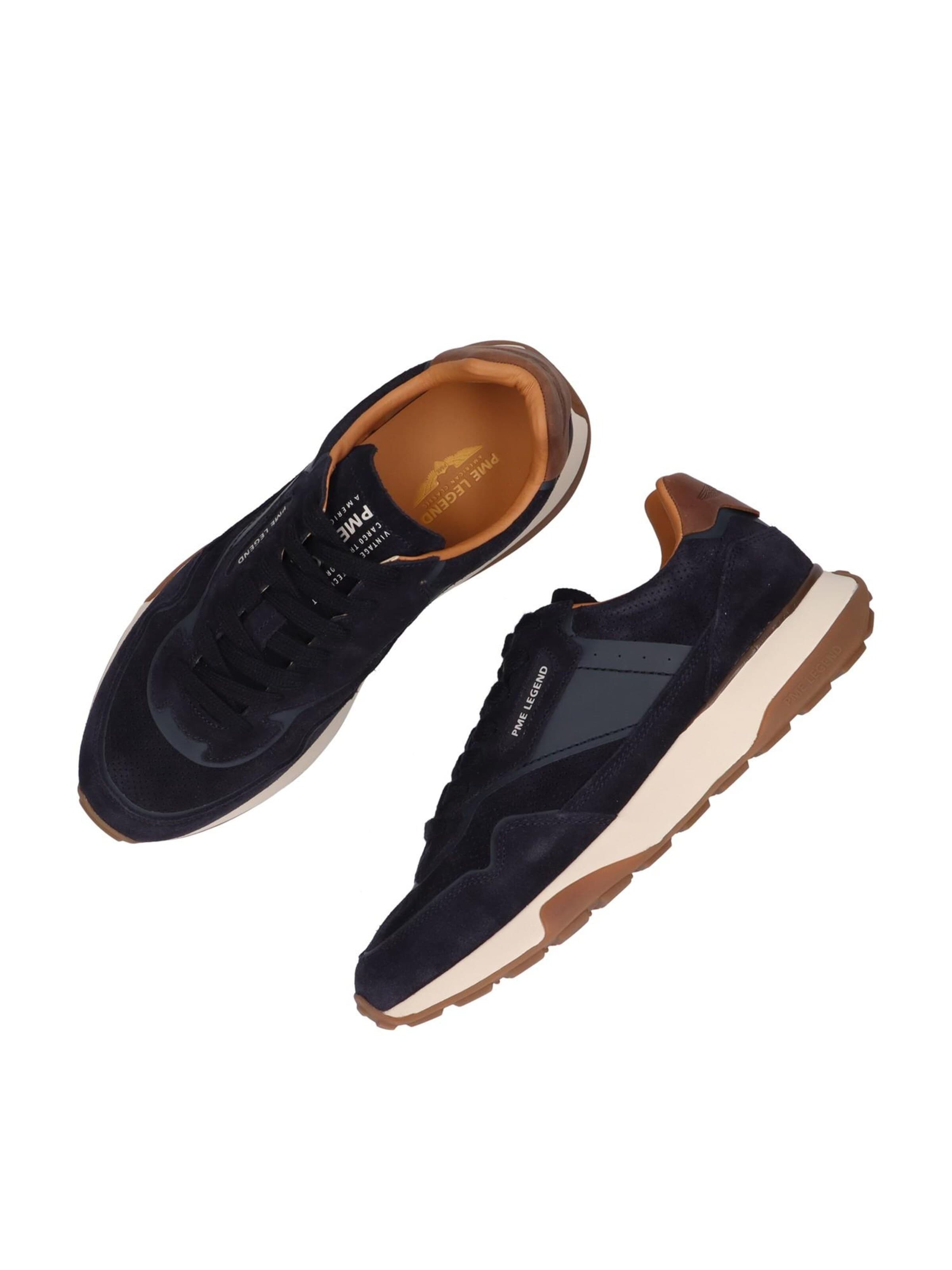 PME Legend Låg sneaker 'Latch sneaker in suede' i blå