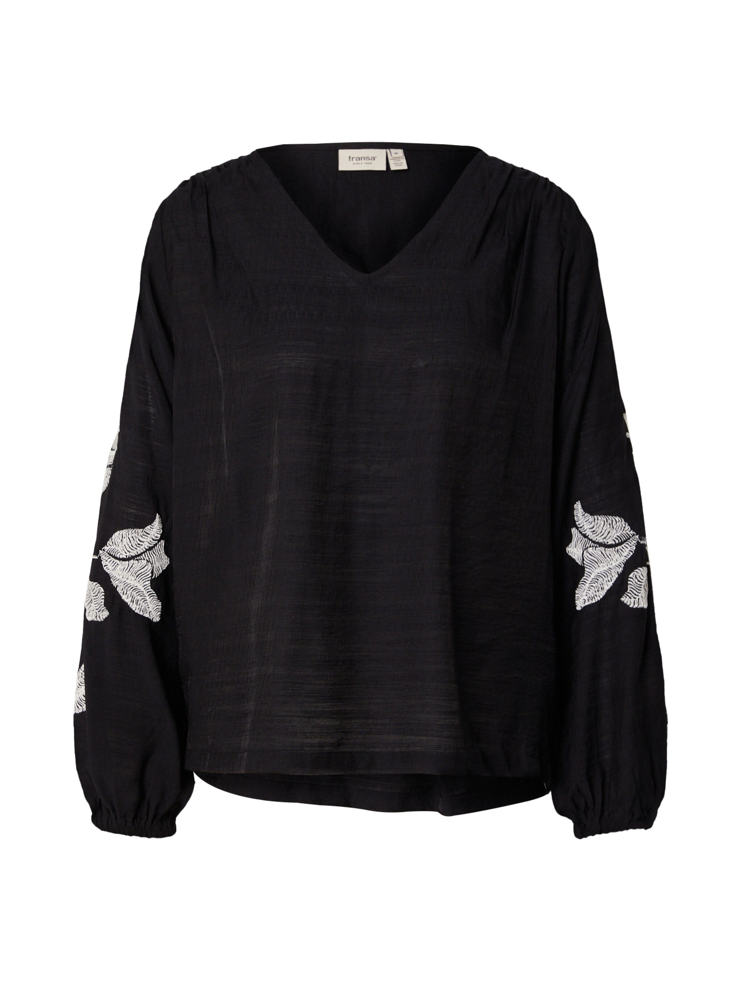 Chemisier 'Harbo' Fransa en noir : devant