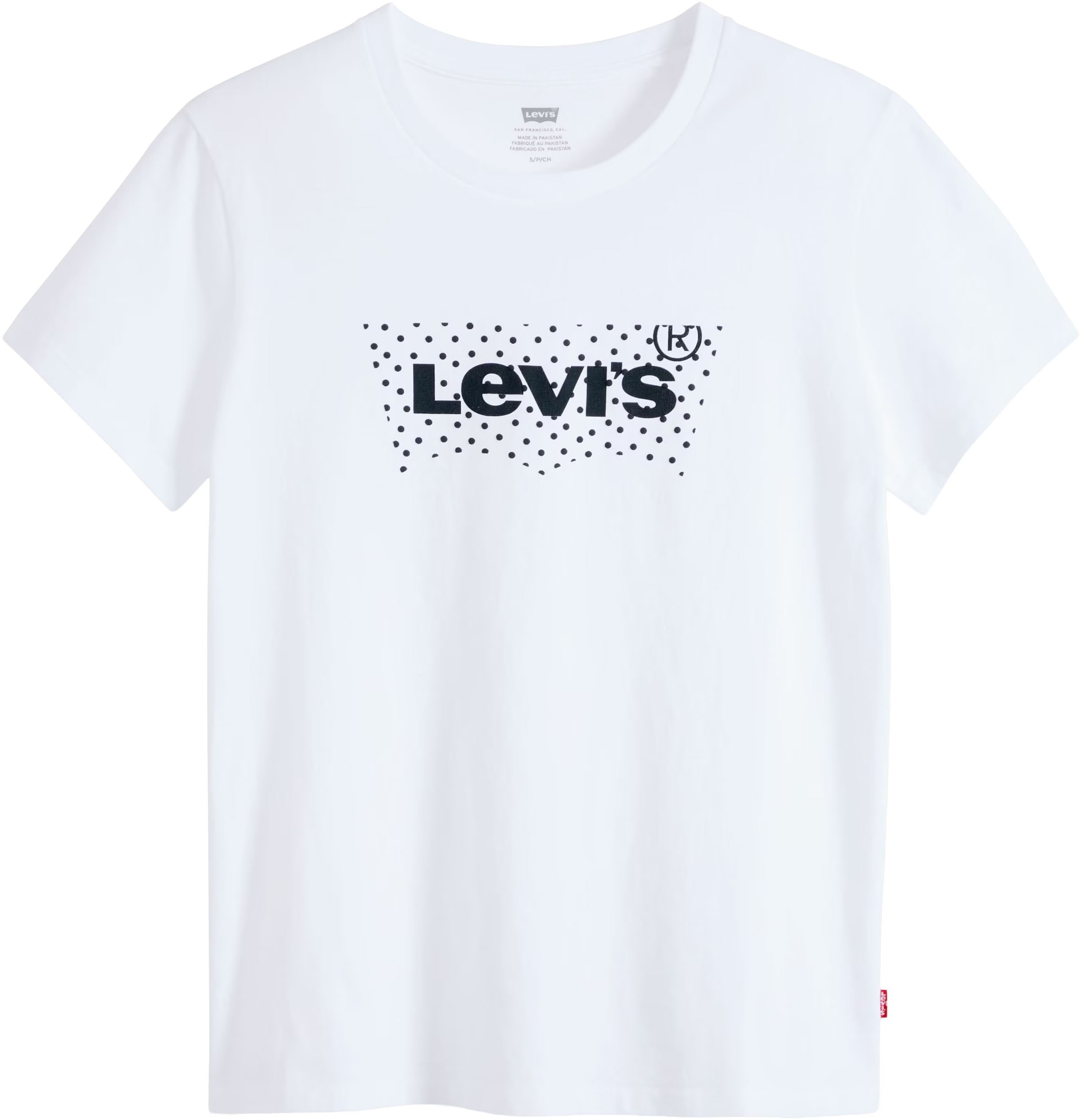 LEVI'S ® Shirts 'The Perfect' i XS i sort / hvid, Produktvisning