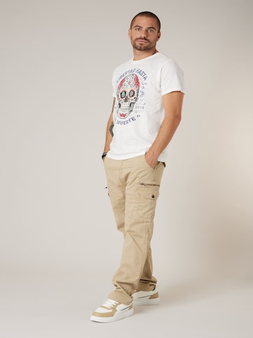 Regular Pantalon cargo 'Danason' Deeluxe en beige