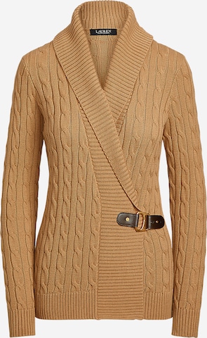 Lauren Ralph Lauren Petite Neuletakki 'DONATO' värissä beige: etupuoli