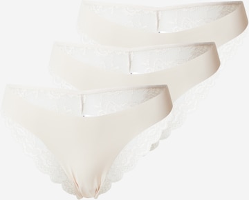 Slip 'ONLChloe' ONLY en beige : devant