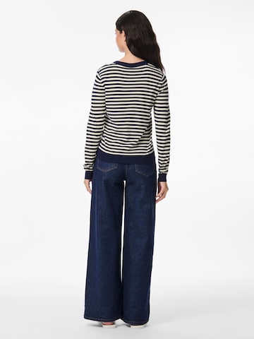 PIECES Knit cardigan 'PCNora' in Blue