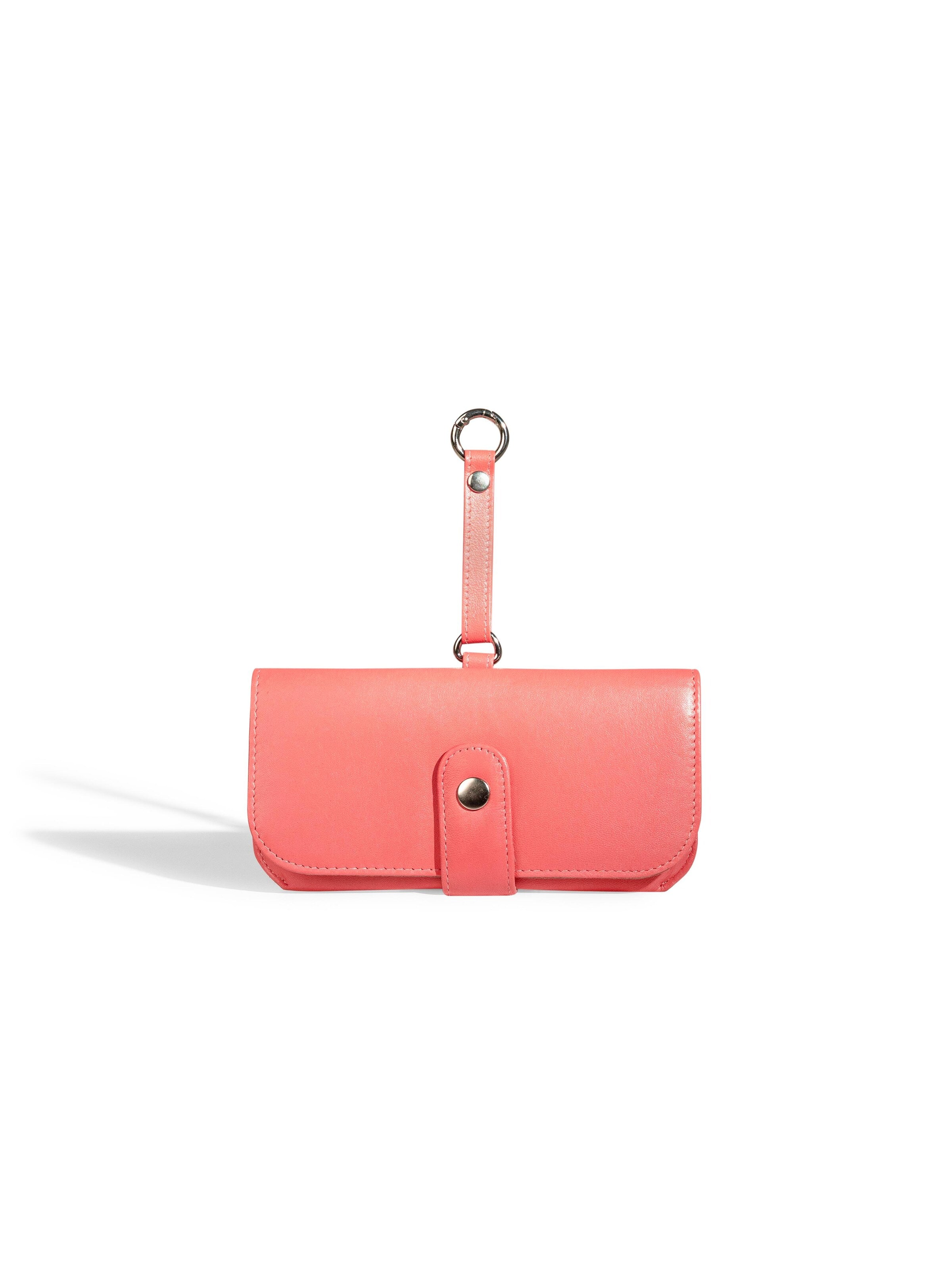 Friedrich23 Etui 'Brillenetui - Leder' i pink: forside