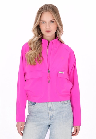 Veste fonctionnelle Schmuddelwedda en rose : devant