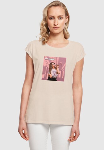 Merchcode T-Shirt 'Grand - San Antonio' in Pink: Vorderseite