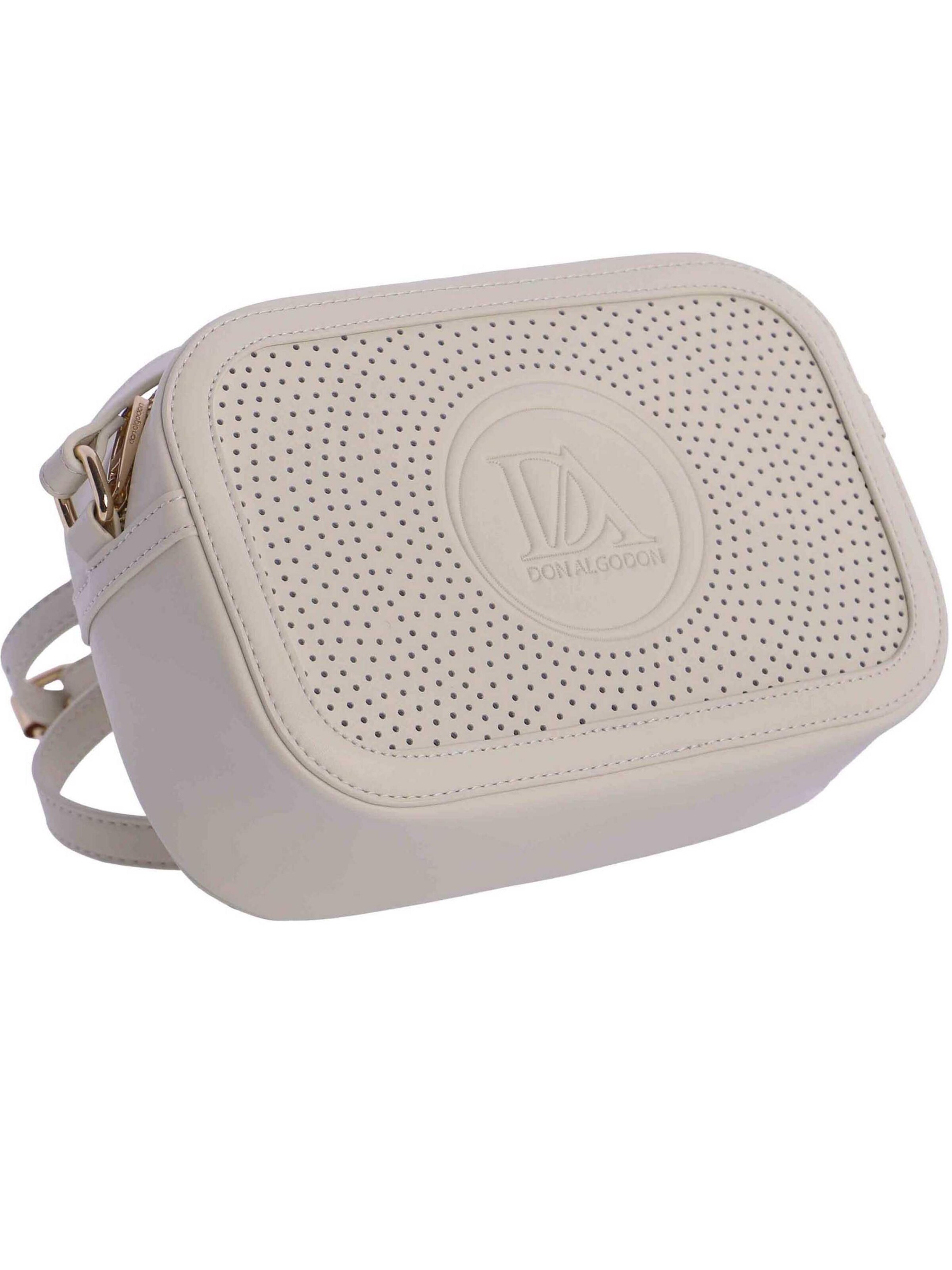 Don Algodon - Bolso de hombro 'Ondina' en blanco