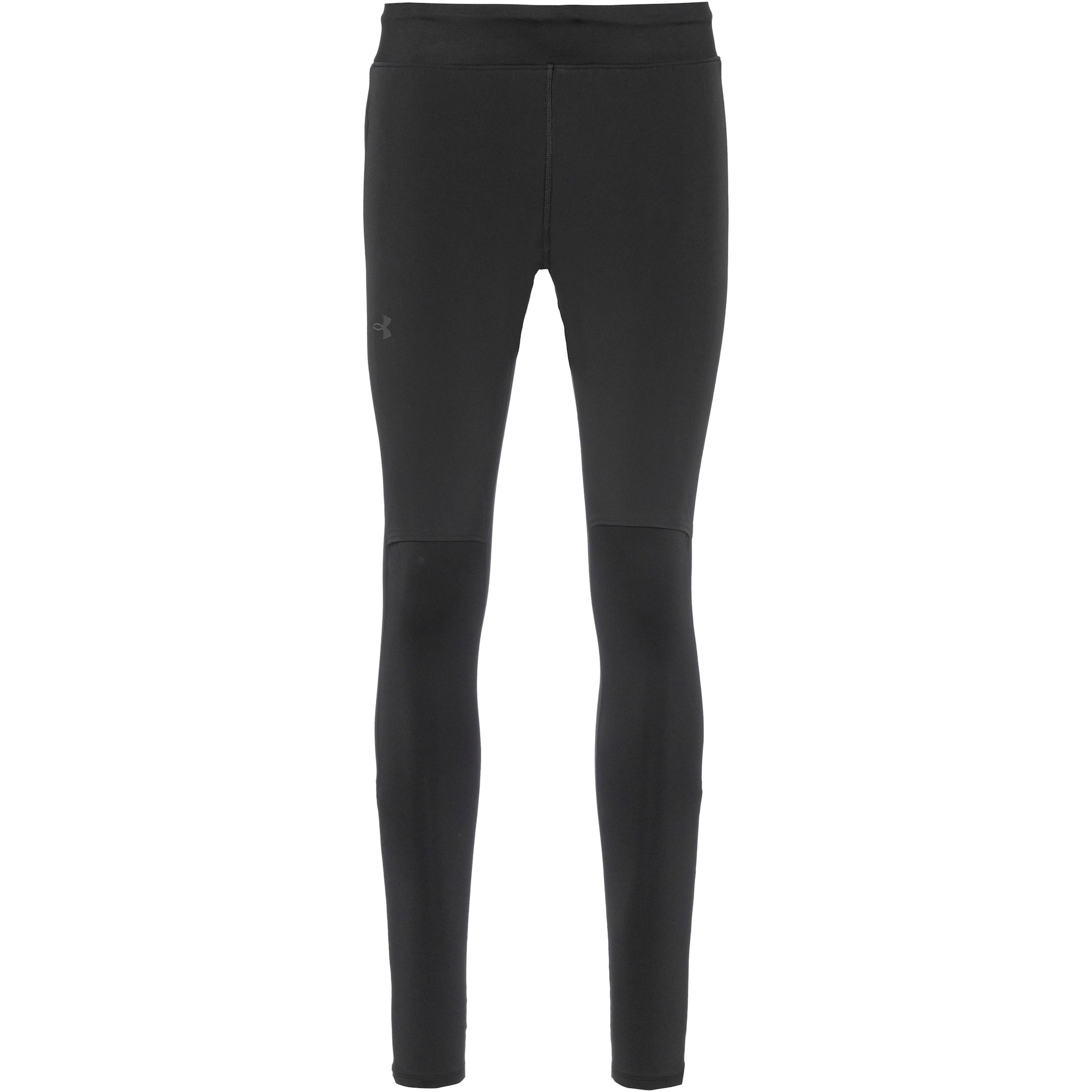 UNDER ARMOUR Skinny Sporthose 'Qualifer Elite Cold' in Schwarz: Vorderseite
