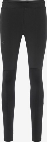 UNDER ARMOUR Skinny Workout Pants 'Qualifer Elite Cold' in Black: front