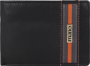 mano Wallet 'Don Leonardo' in Black: front