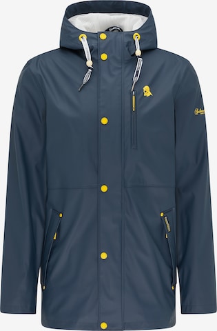 Schmuddelwedda Between-season jacket in Blue: front