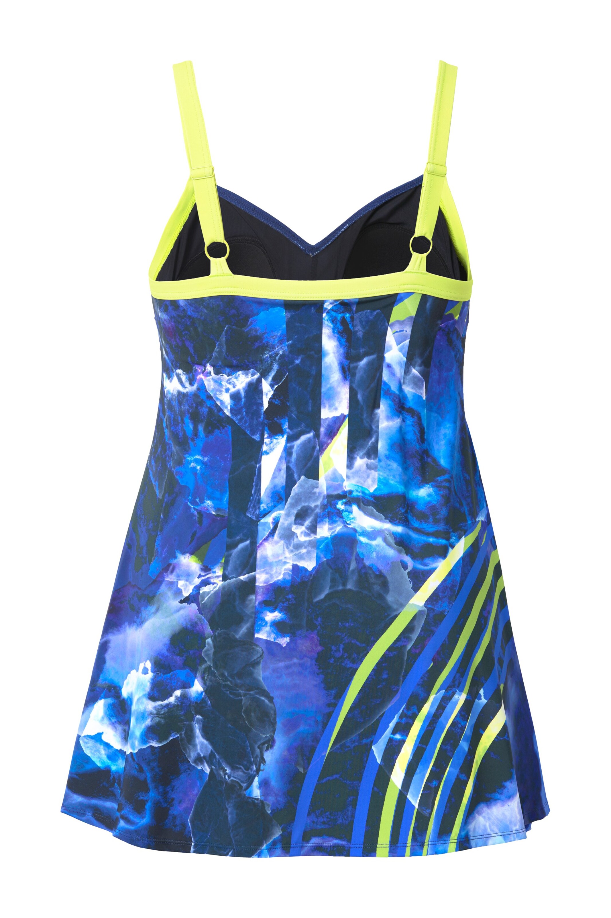 Ulla Popken Bustier Badeanzugkleid in Blau