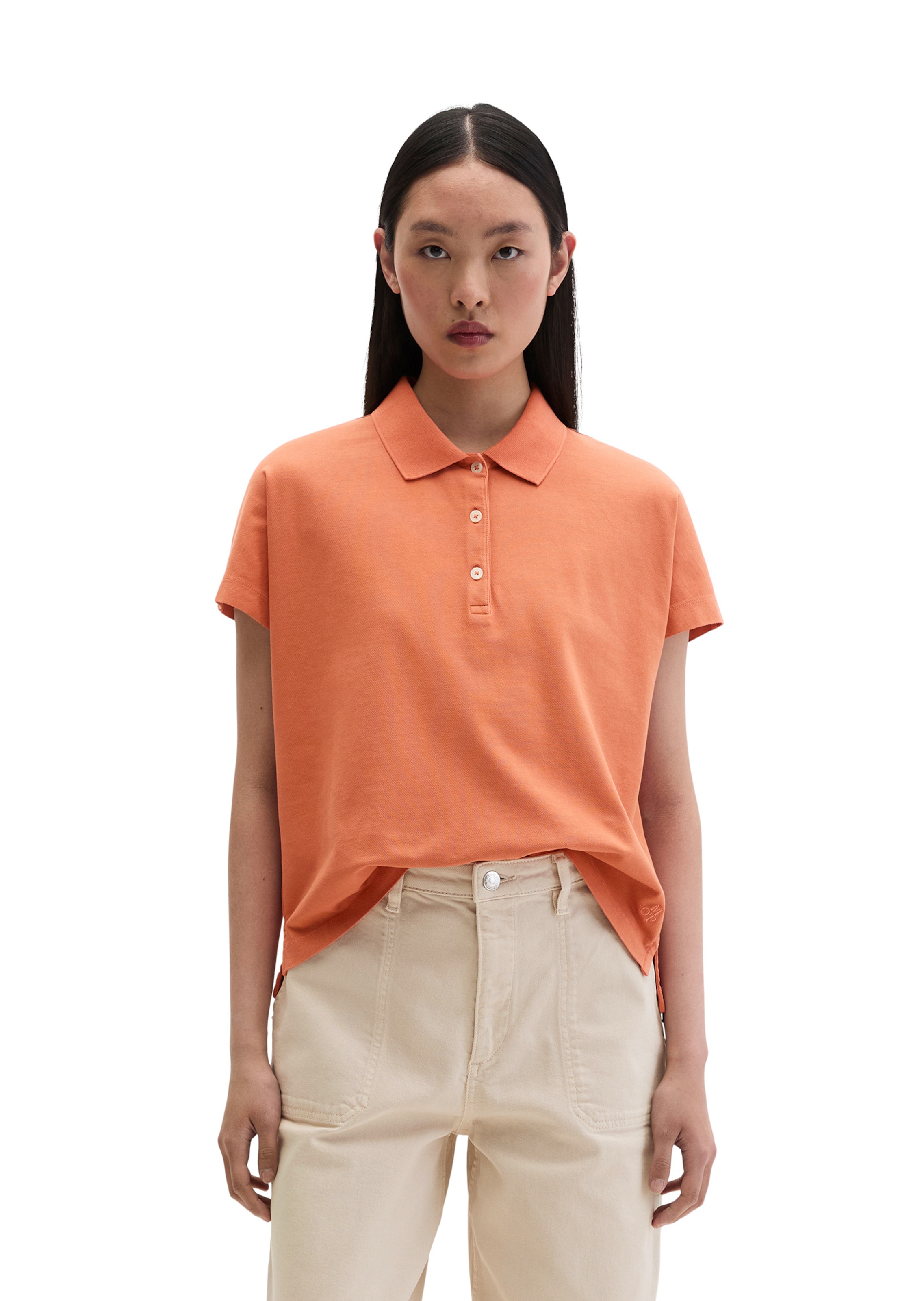 Marc O'Polo Shirt in Oranje: voorkant
