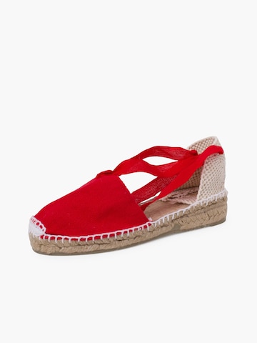 Sandales Pisamonas en rouge : devant