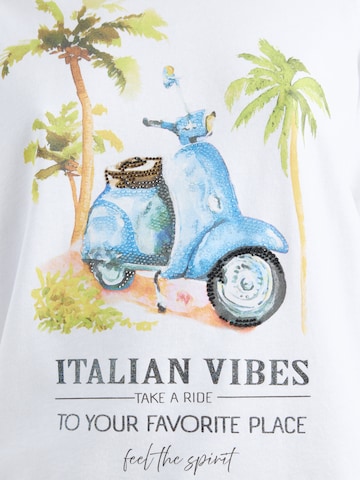 T-shirt PRINCESS GOES HOLLYWOOD en blanc