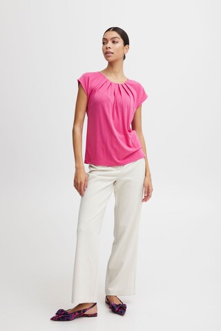 Camicia da donna 'Perl' di b.young in rosa: frontale