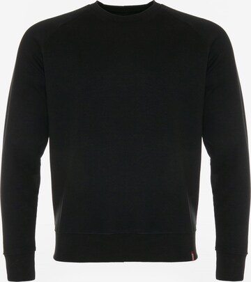 BIG STAR Sweatshirt ' ADAMER ' in Zwart: voorkant