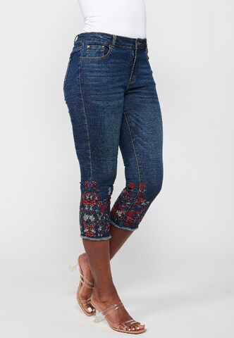 KOROSHI Skinny Jeans in Blau