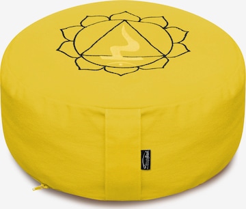 Yogishop Pillow 'Chakras ' in Yellow: front