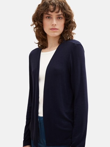 TOM TAILOR Knit Cardigan in Blue