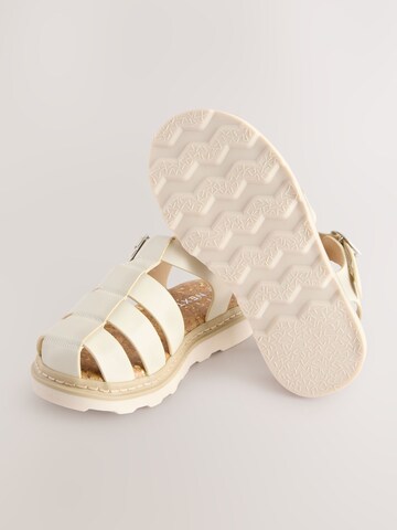 Next - Sandalias en blanco