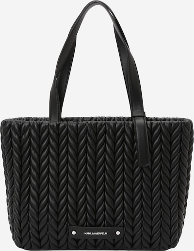 Karl Lagerfeld Ostoskassi 'K/WEAVE' värissä musta, Tuotenäkymä
